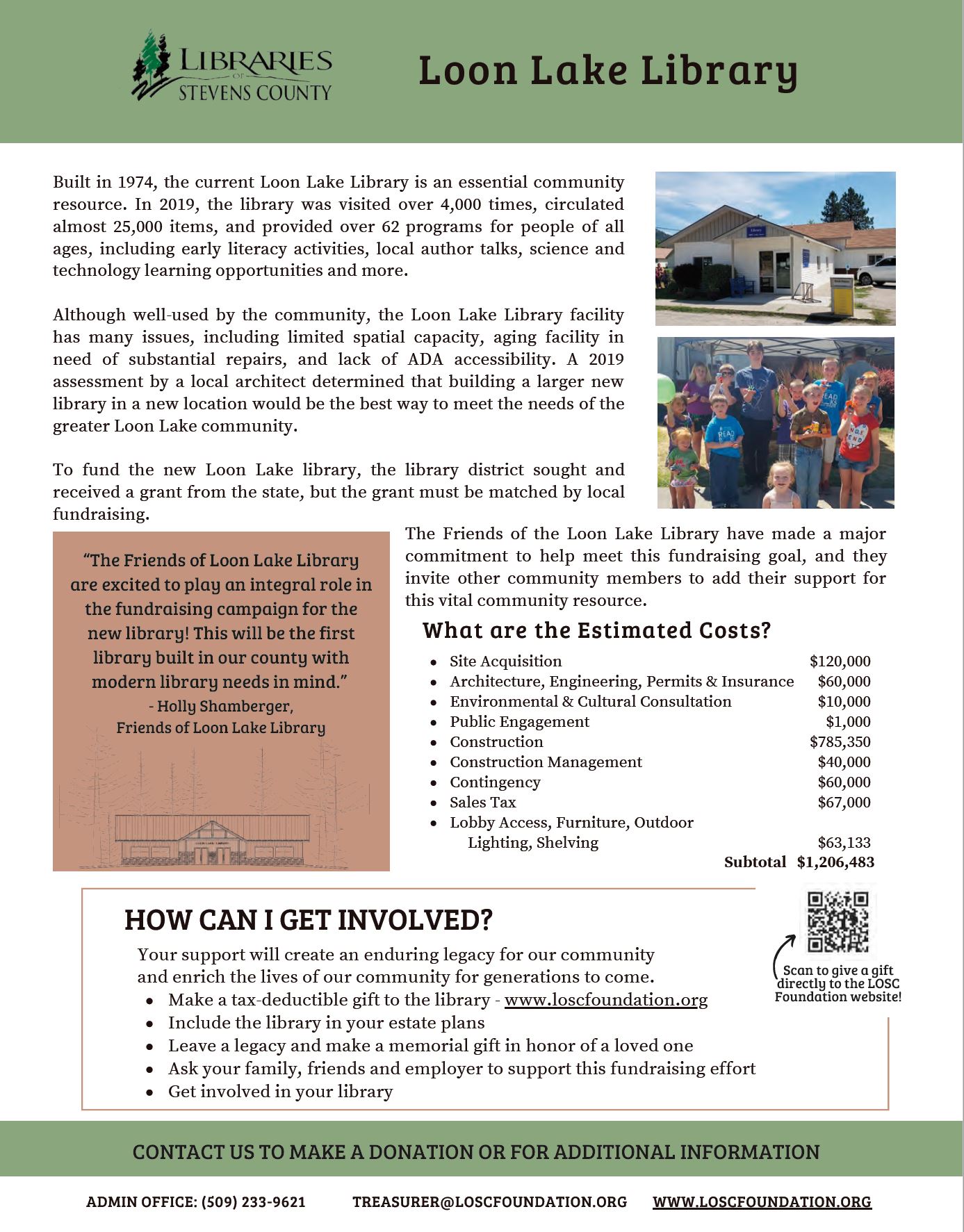 Capital Campaign – Libraries of Stevens County Foundation